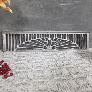 Superior Fireplace Vintage Antique Cast Aluminum Wall Vent Cover Grate